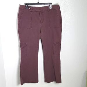 Dockers Cargo Pants, Light Burgundy, Favorite Fit, Bootcut, Size 12